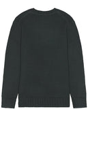 Vince Relaxed Crew Sweater in Charcoal