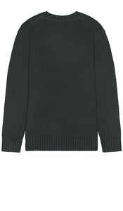 Vince Relaxed Crew Sweater in Charcoal