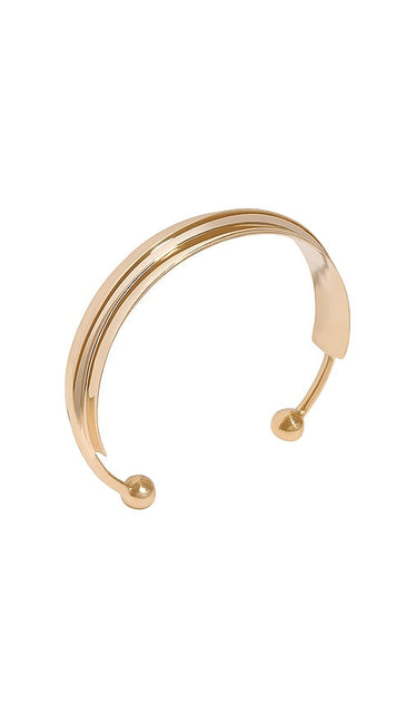 V.BELLAN Amari Cuff in Metallic Gold
