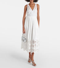 Valentino Broderie anglaise cotton midi dress