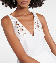 Valentino Broderie anglaise cotton midi dress