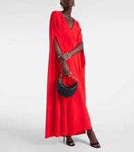 Valentino Caped silk gown