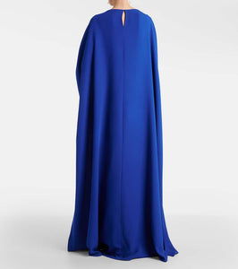 Valentino Caped silk gown