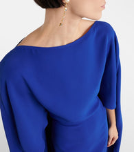 Valentino Caped silk gown