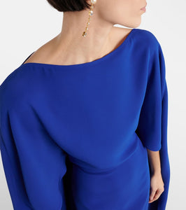 Valentino Caped silk gown
