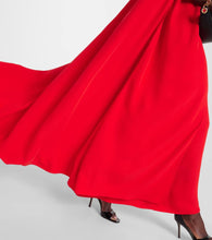 Valentino Caped silk gown
