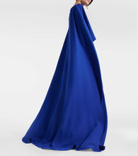 Valentino Caped silk gown