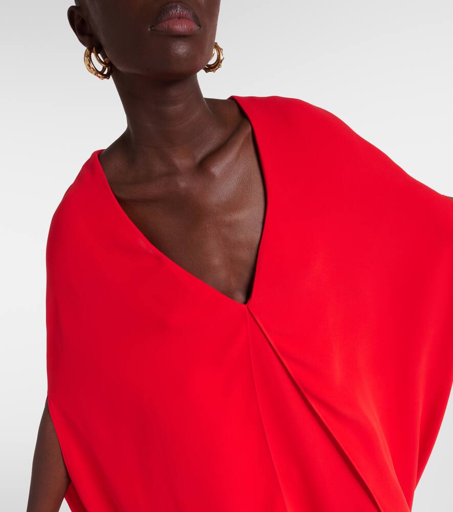 Valentino Caped silk gown