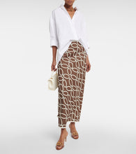 Valentino Chain-print maxi skirt