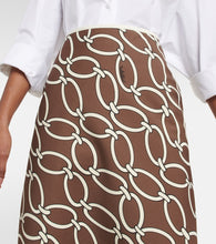 Valentino Chain-print maxi skirt