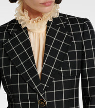 Valentino Checked wool jacket