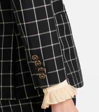 Valentino Checked wool jacket
