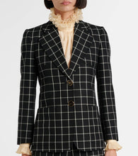 Valentino Checked wool jacket