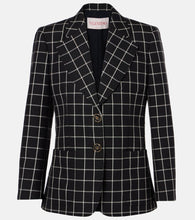 Valentino Checked wool jacket