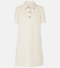 Valentino Cotton-blend tweed minidress