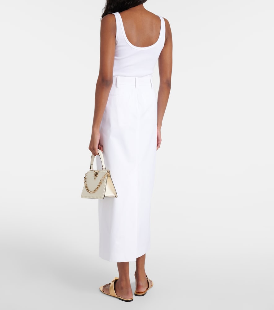Valentino Cotton poplin maxi skirt