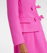 Valentino Crepe Couture bow-detail jacket