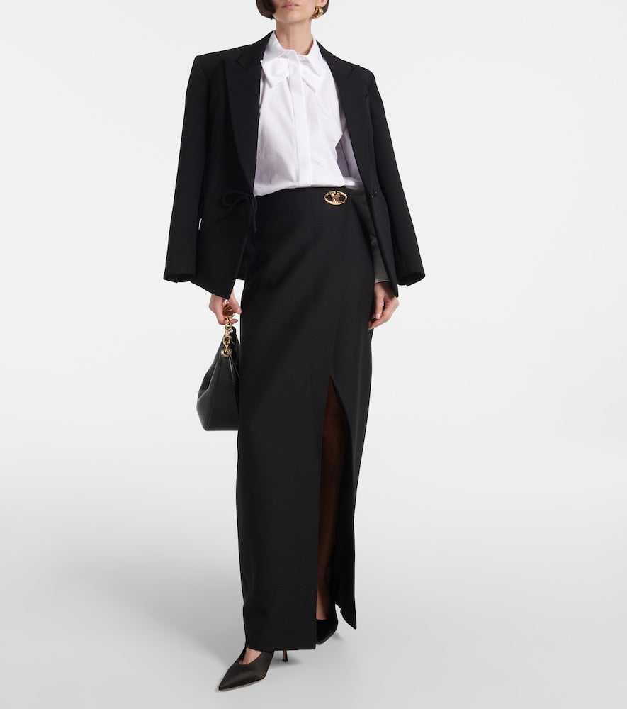Valentino Crepe Couture maxi skirt