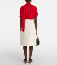 Valentino Crepe Couture midi skirt