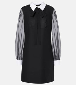 Valentino Crepe Couture minidress