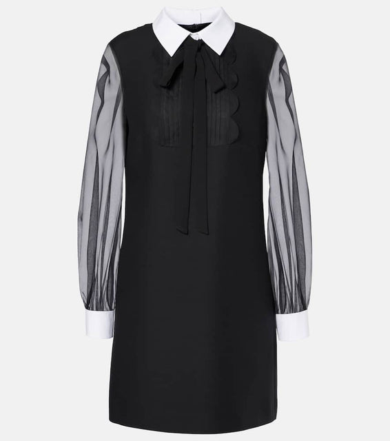 Valentino Crepe Couture minidress