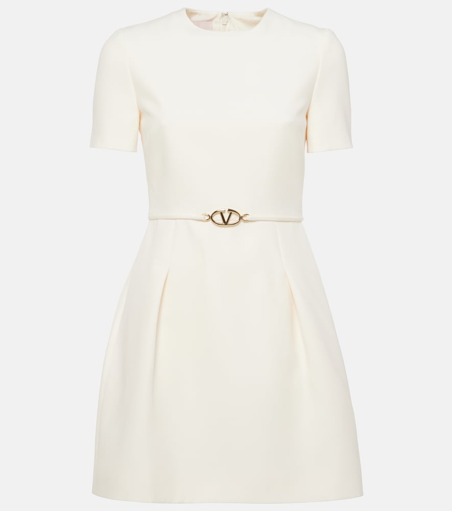 Valentino Crepe Couture minidress. Valentino 绉纱 Couture 迷你连衣裙