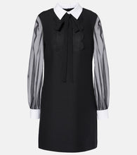 Valentino Crepe Couture minidress. Valentino 绉纱 Couture 迷你连衣裙