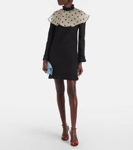 Valentino Crepe Couture polka-dot minidress