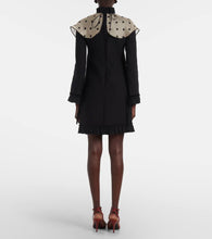 Valentino Crepe Couture polka-dot minidress