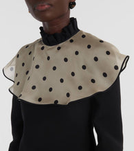 Valentino Crepe Couture polka-dot minidress