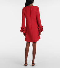 Valentino Crepe Couture ruffled minidress