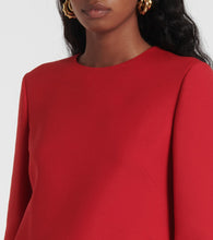Valentino Crepe Couture ruffled minidress