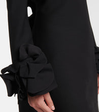 Valentino Crepe Couture ruffled minidress
