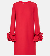 Valentino Crepe Couture ruffled minidress. Valentino Crepe Couture 荷叶边迷你连衣裙