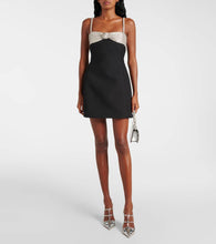 Valentino Crepe Couture sequined minidress