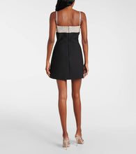 Valentino Crepe Couture sequined minidress