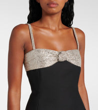 Valentino Crepe Couture sequined minidress