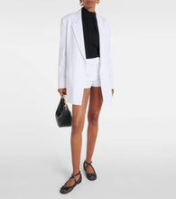 Valentino Double-breasted cotton poplin blazer