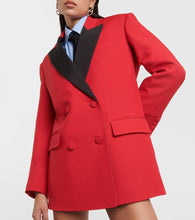 Valentino Double-breasted cr√É¬™pe blazer