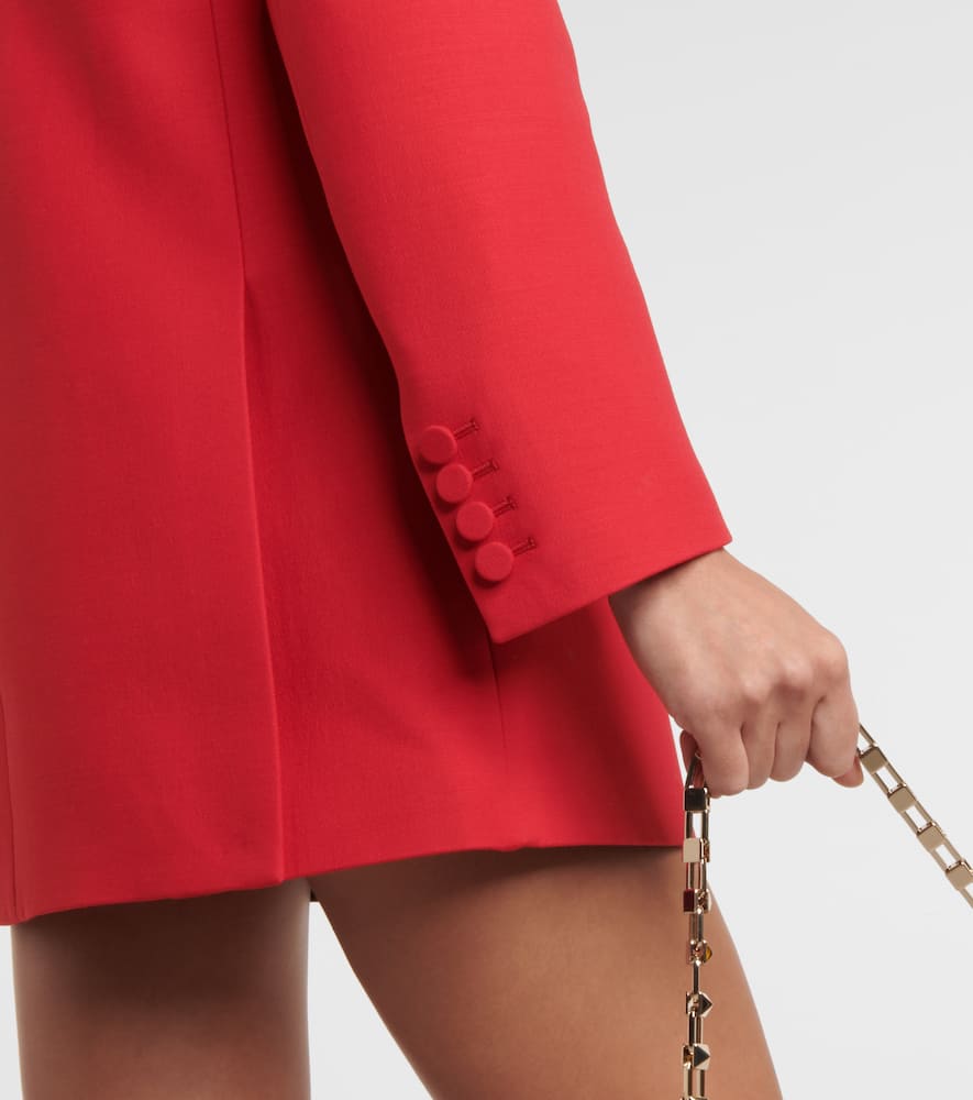 Valentino Double-breasted cr√É¬™pe blazer
