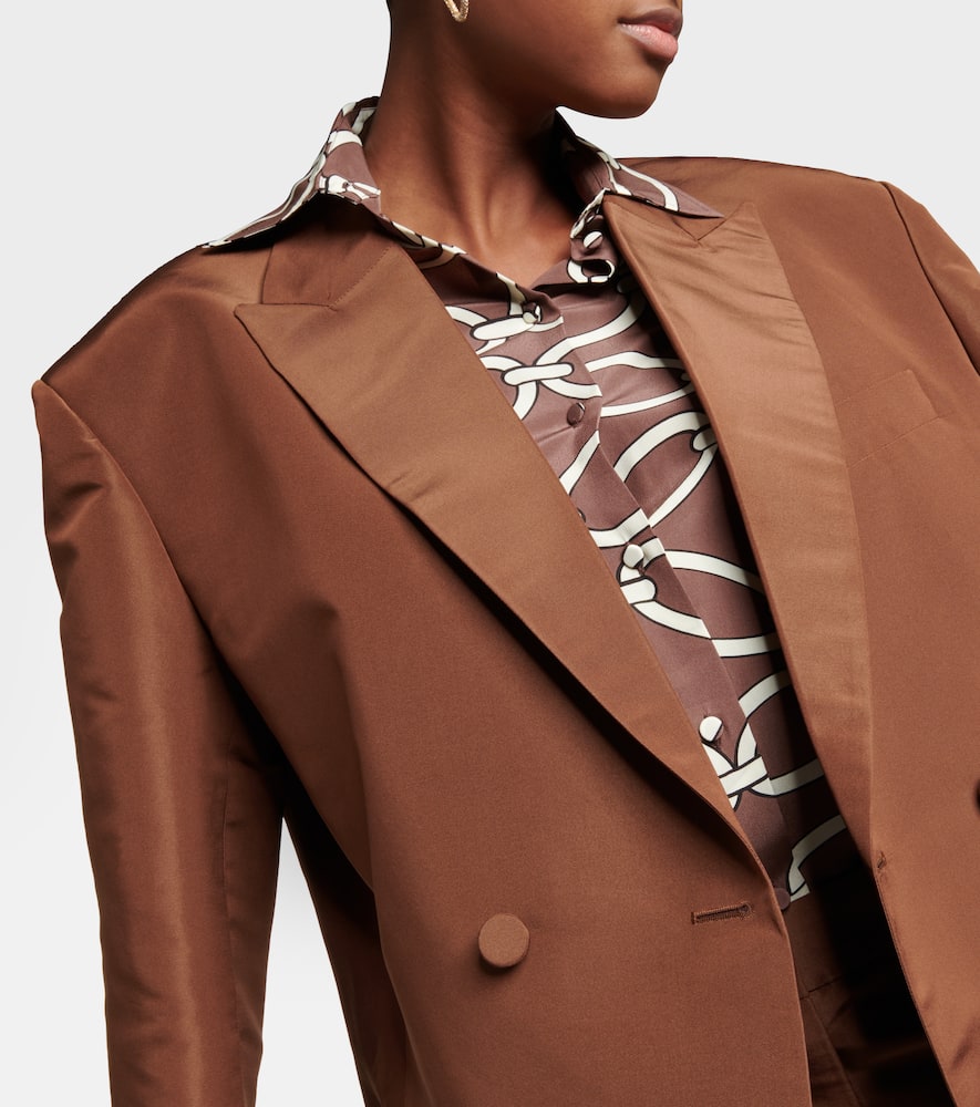Valentino Double-breasted silk blazer