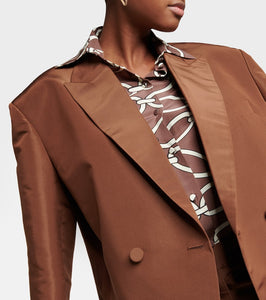 Valentino Double-breasted silk blazer