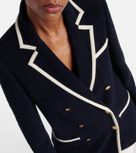 Valentino Double-breasted wool-blend blazer