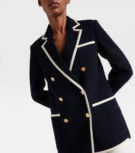 Valentino Double-breasted wool-blend blazer