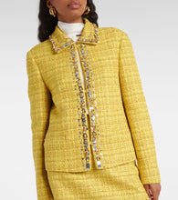 Valentino Embellished tweed jacket