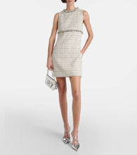 Valentino Embellished tweed minidress