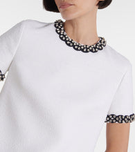 Valentino Embellished tweed minidress
