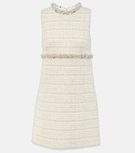 Valentino Embellished tweed minidress. Valentino 缀饰粗花呢迷你连衣裙
