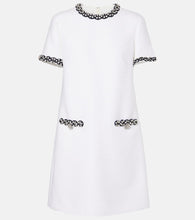 Valentino Embellished tweed minidress. Valentino 缀饰粗花呢迷你连衣裙