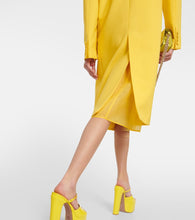 Valentino Feather-trimmed virgin wool coat